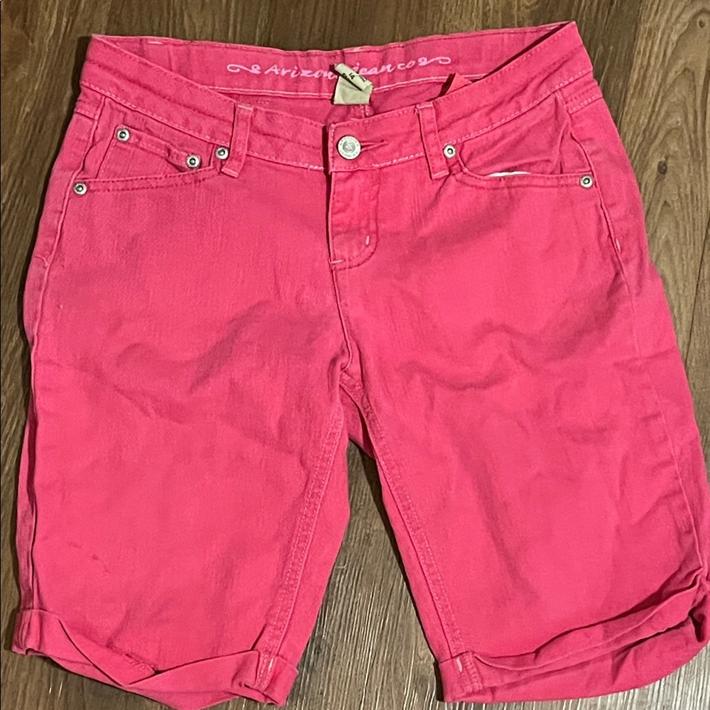Arizona Jean Company Hot Pink Women's Bermudas